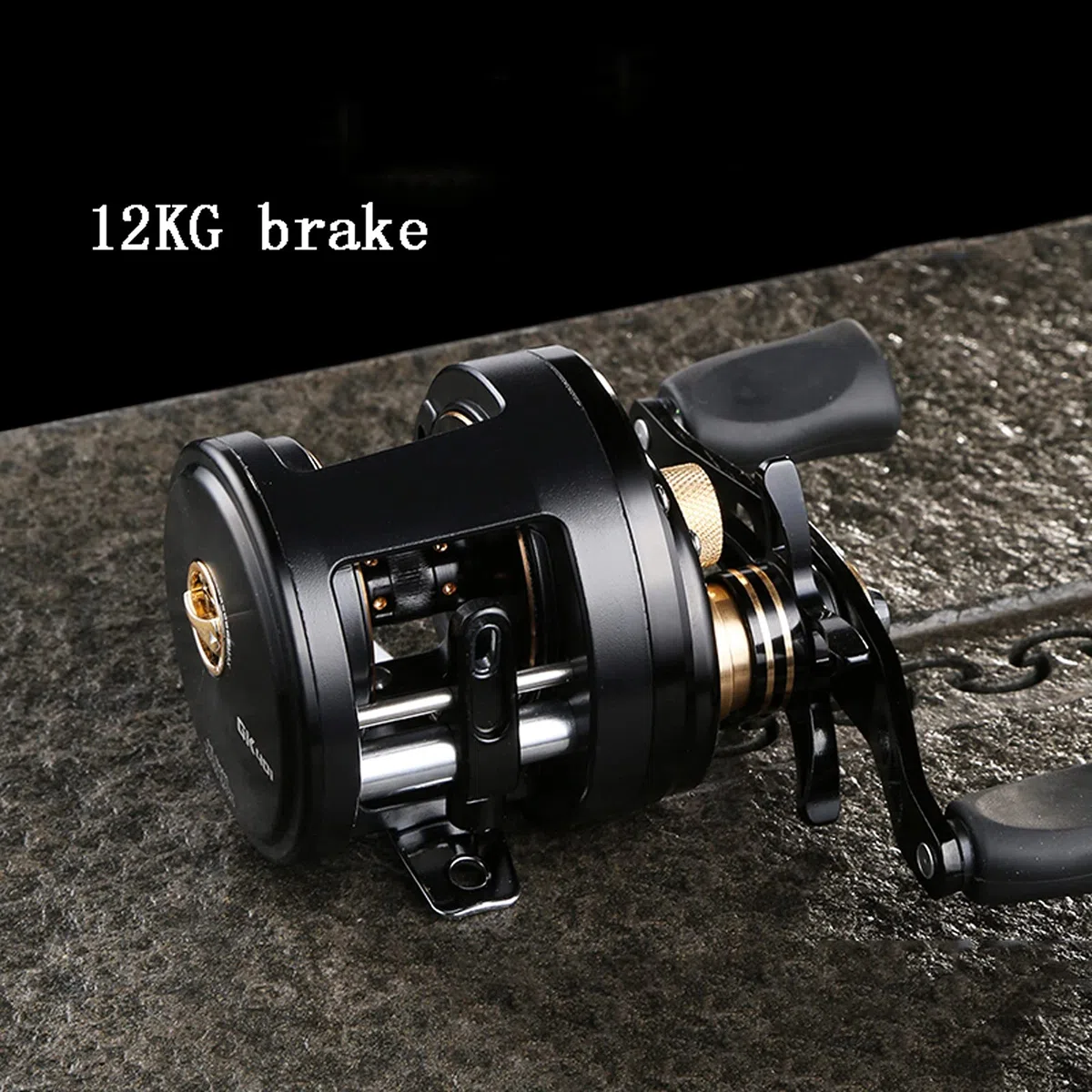 caihuashopping Angelrolle All-Metal-Ultraleicht-Angelrolle Langstrecken-Fischereiboot Angelrolle 1 2KG Super Brake Fishing Rolle Spinnrolle (Size : Left-Handed)