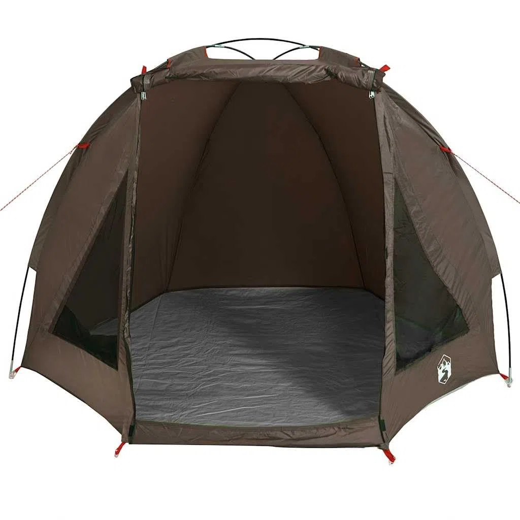Angelzelt Braun Wasserdicht x x aus 185T Polyester PU Beschichtung Schlafkabine mit Tragetasche für Angeln, Camping, Regen