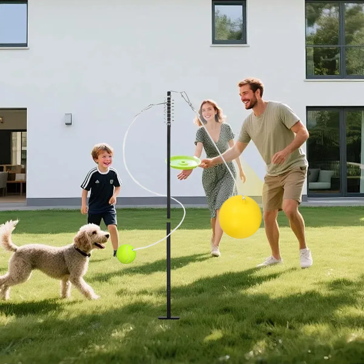 Tetherball Set Interaktives Spielzeug mit Ball und Schläger