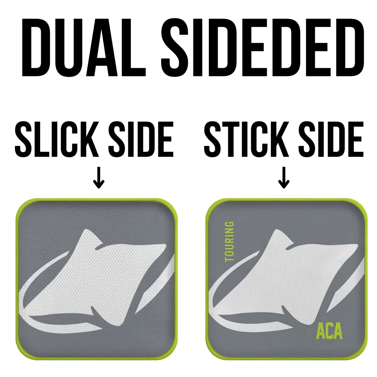 ACA Professional Cornhole Bags Dual Sided Edge Technology Synergy Touring Pro Regulation 6x6 Pro 4er Set