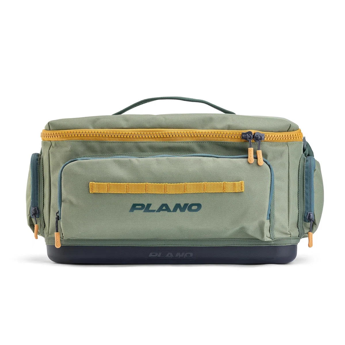 Plano Weekend 3700 Angeltasche, hochmoderne Angelausrüstungstasche, geformter, wasserdichter Boden, geräumiger Stauraum, gestanzte Werkzeughüllen, Befestigungspunkte mit Gänseblümchenketten