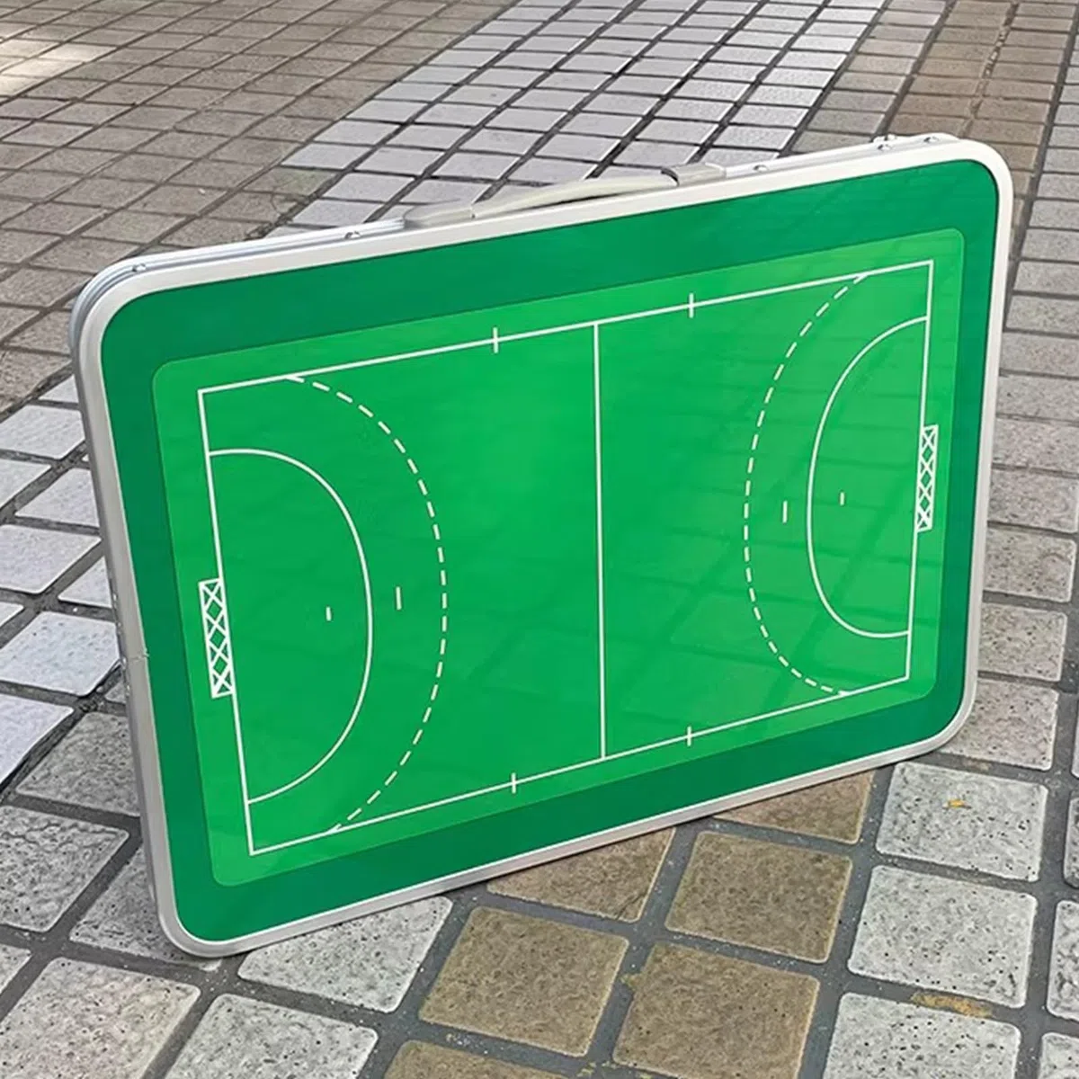 23,6 Zoll X 17,7 Zoll Faltbares Mappe Handball Coaches-Board, Taktiktafel Handball, mit Aufbewahrungstasche, Leicht zu Transportieren, für Strategische Anleitungen