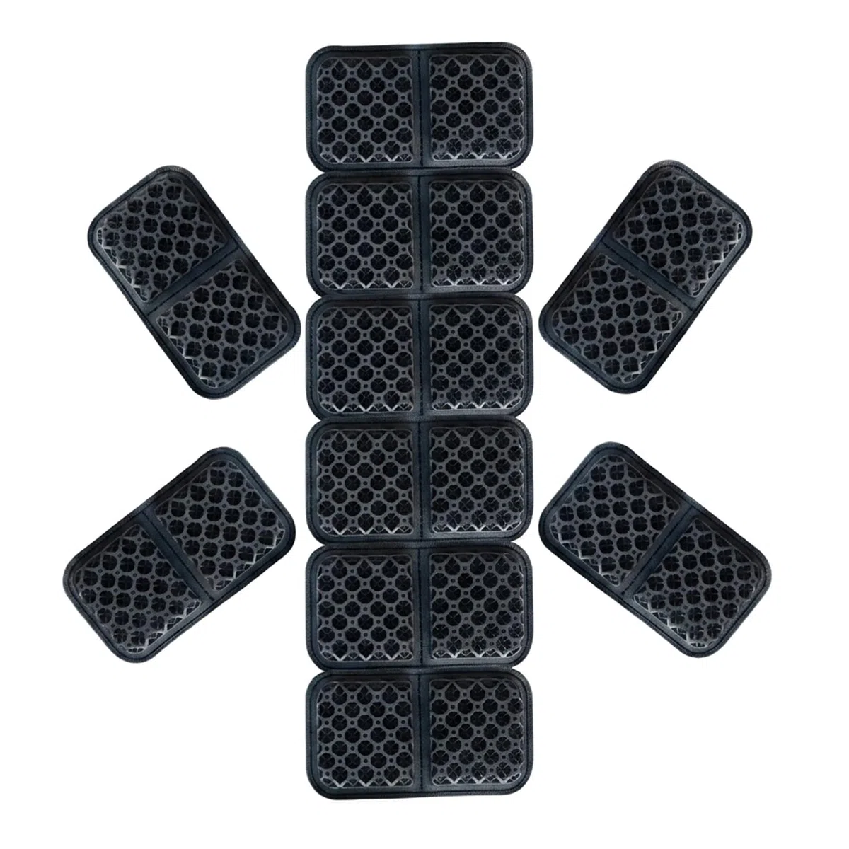 10-teiliges Helm Polster Set, 1.8cm Wabenpolster, Atmungsaktives Herausnehmbares Innenfutter Kit für Taktischen Helm