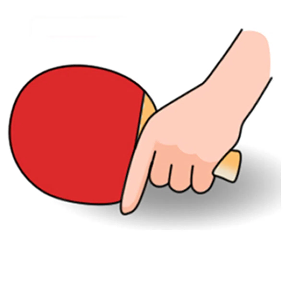 Tischtennisschläger, Tischtennisschläger for Sporttraining, ITTF-zugelassener Gummi, Carbon-Tischtennisschläger auf Leistungsniveau, 1 Packung, kurzer Griff