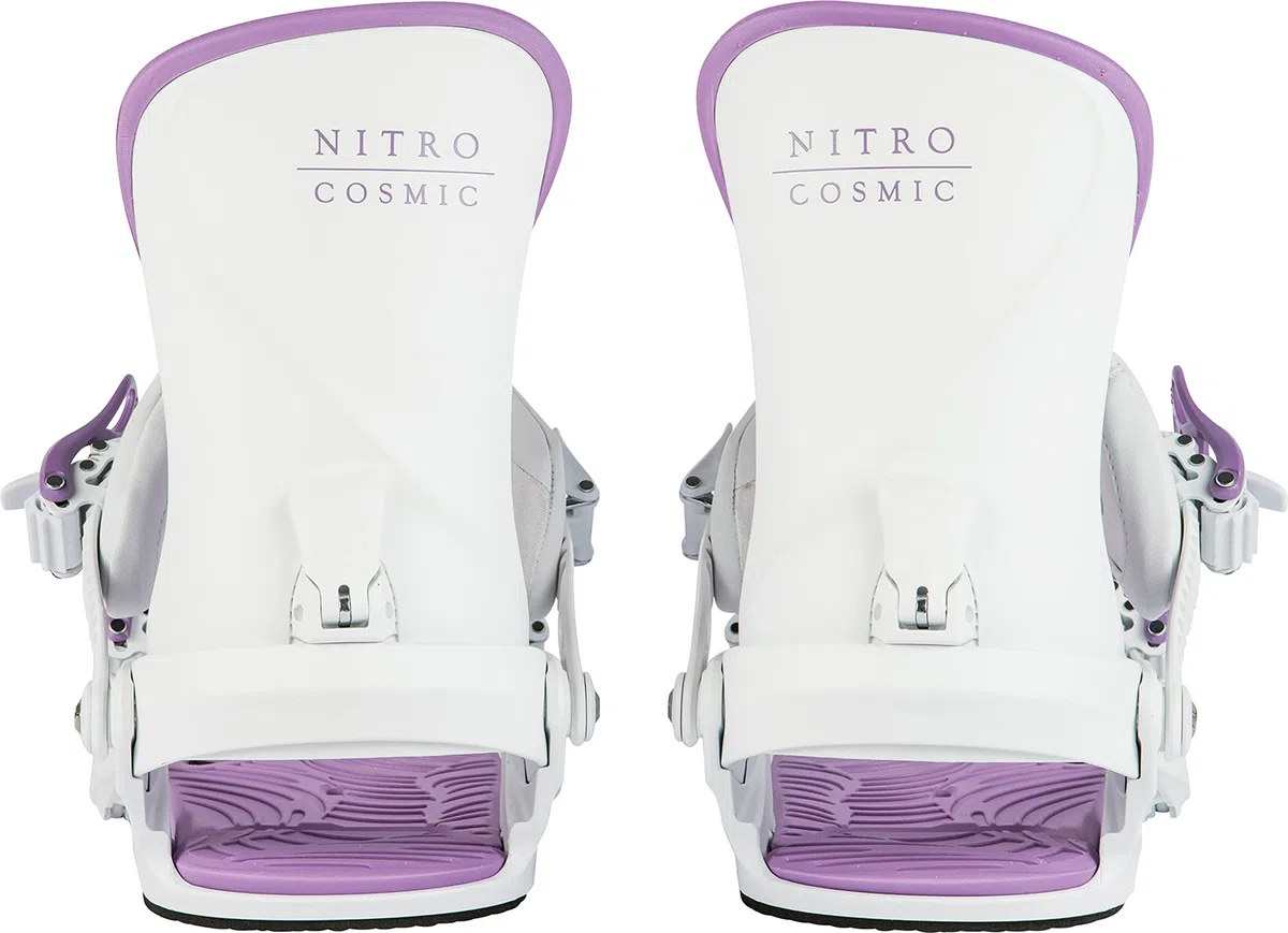 Cosmic '24 All Mountain Freeride Freestyle Bindung Snowboardbindung, White Lavender, S/M