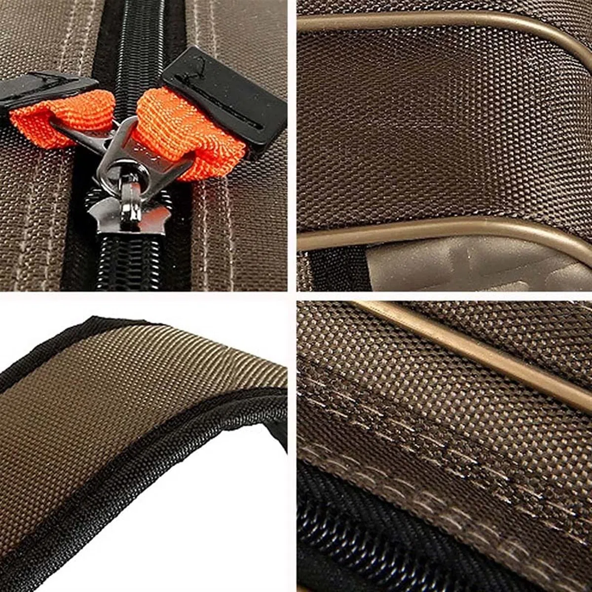 caihuashopping Angeltasche 3- Schicht Angelbeutel Große Kapazität Tragbare Fischpol- Werkzeuge Aufbewahrungstasche Tackle Getriebe Taschen Schulterhandtasche Outdoor Sport Angelrutenkoffer