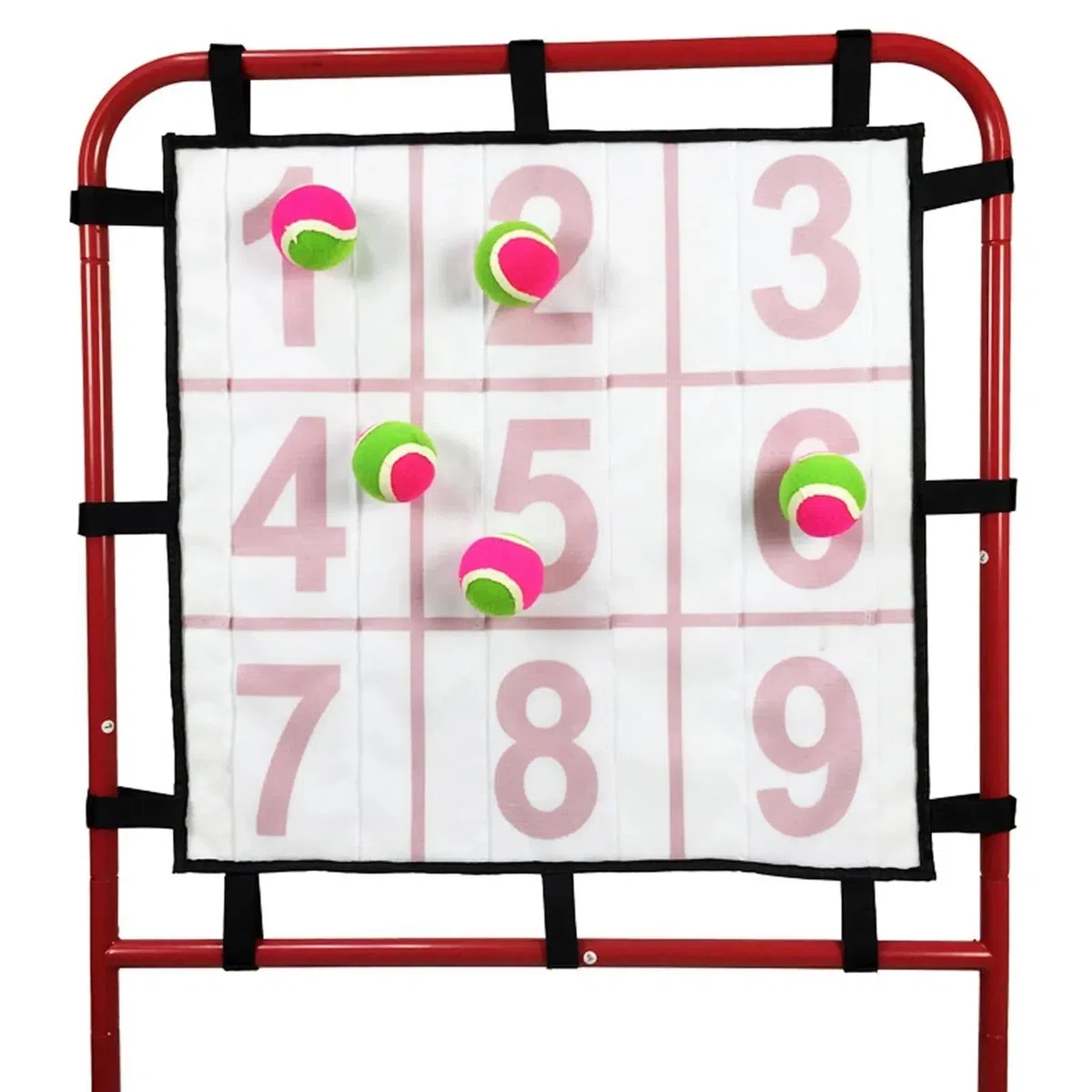 Softball-Pitching-Netz, Baseball-Softball-Ziel, höhenverstellbar, 9 Löcher, for Schlagen, Pitchen, Batting, Baseball-Softball-Training