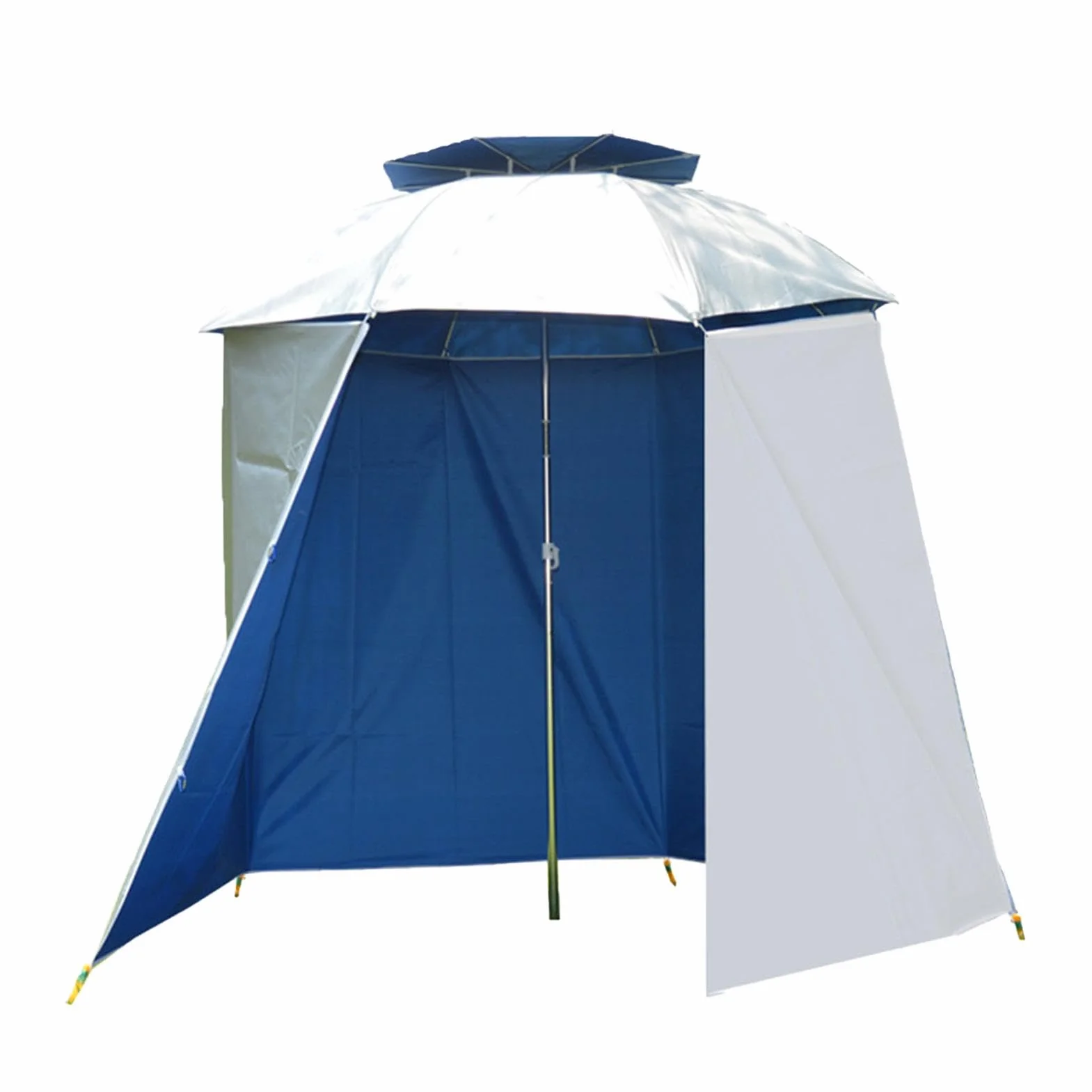 Angelschirm Brolly - Wasserdichtes UV-Schutz Zelt für Outdoor Angeln & Strand, Kipp-Sonnenschutz, Sportschirm mit Seitenteil für optimale Abdeckung