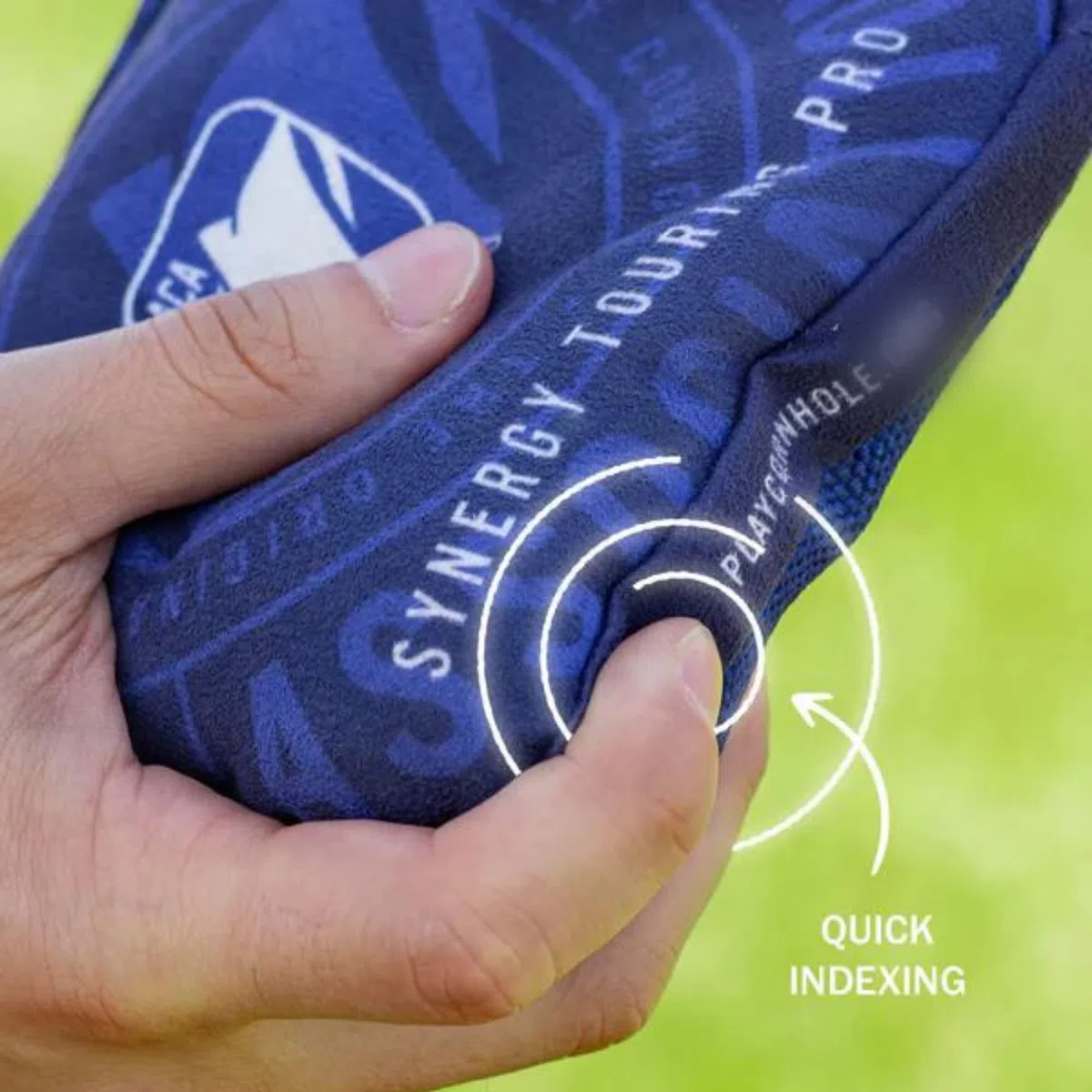 ACA Professional Cornhole Bags Dual Sided Edge Technology Synergy Touring Pro Regulation 6x6 Pro 4er Set