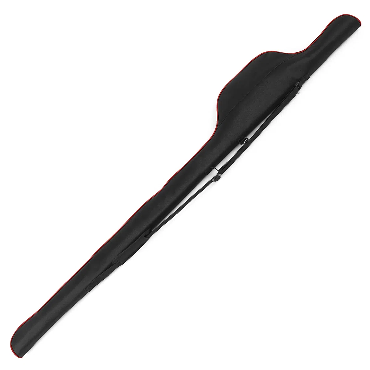 Lixada 1,6 m Angelrutentasche, faltbar, Angelrute, Reisetasche, Angelrute, Angelrute, Tackle, Aufbewahrungstasche, Angelrutenhalter, faltbar, tragbar, große Kapazität, Blau/Weiß/Rot