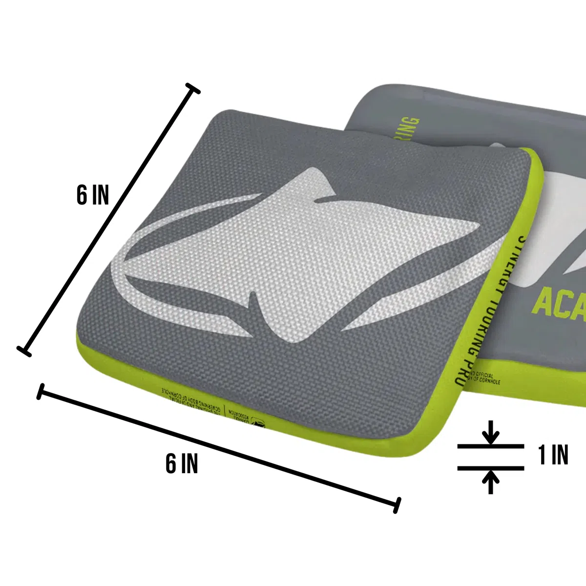 ACA Professional Cornhole Bags Dual Sided Edge Technology Synergy Touring Pro Regulation 6x6 Pro 4er Set